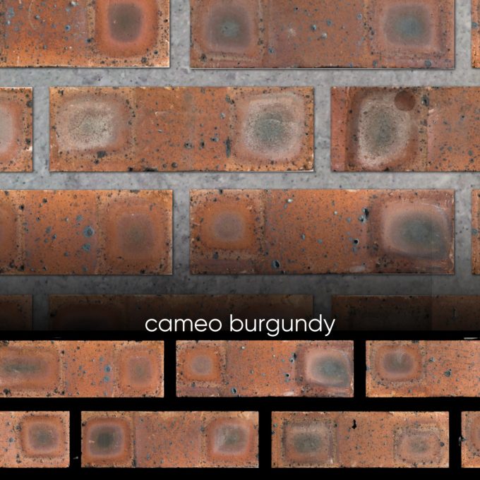 Cameo Burgundy Face Brick