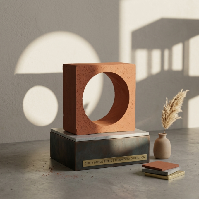 Circle Breeze Block for sale