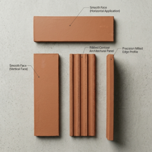 Terra-Split Thin Brick also know as Terracotta Thin Brick
