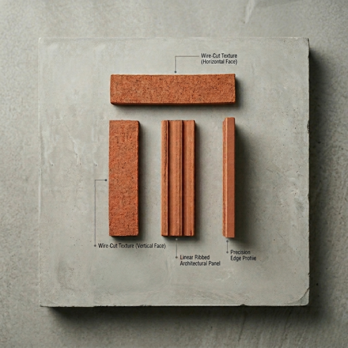 Terracotta Travertine 50mm Klompie Tile