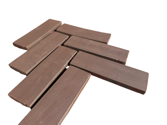 Chocolate Thin Brick 70mm also known as Cape Klompie Tile (3)