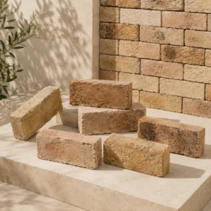 Argan Rustic Semi Face Brick - FBA
