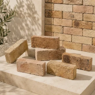 Argan Rustic Semi Face Brick - FBA