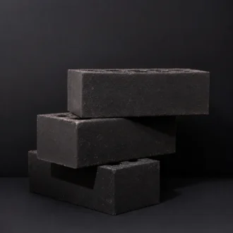 Black Brick Satin Face Brick - FBX